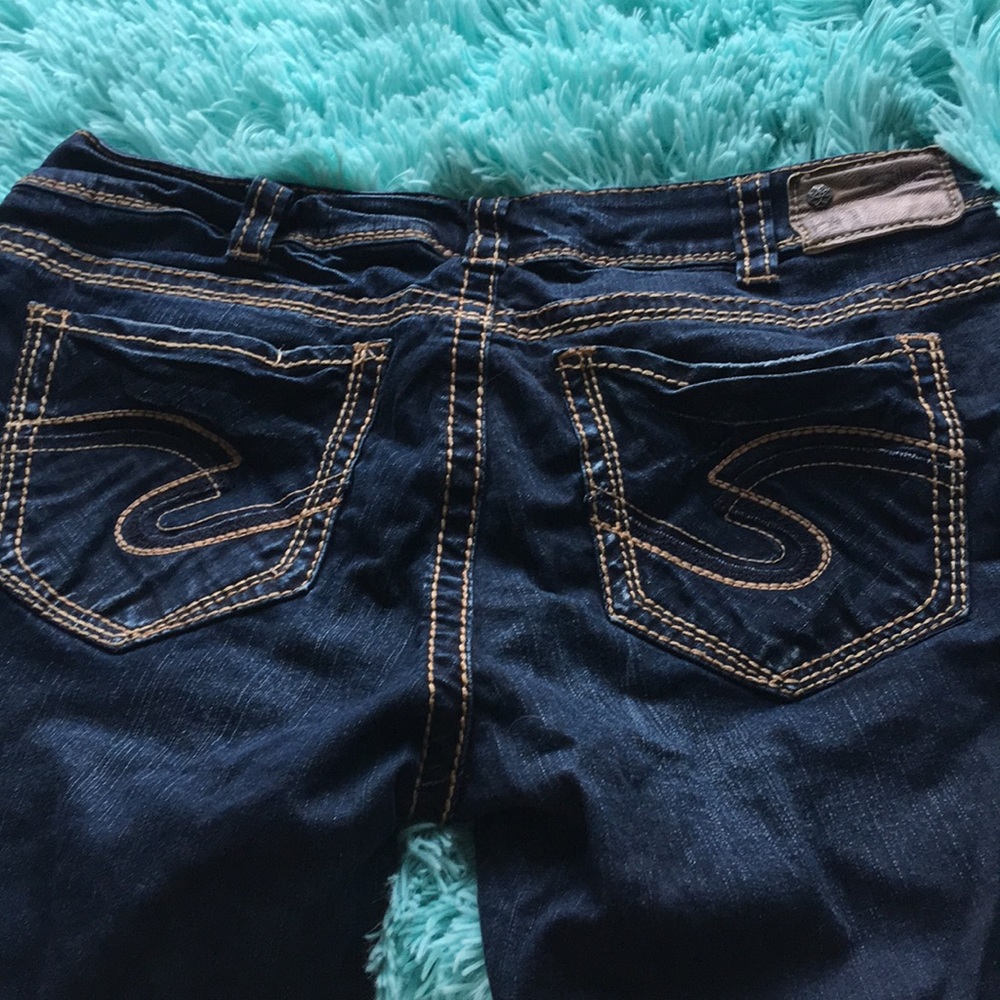 Silver dark wash Suki